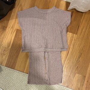 Rylee + Cru Mauve Girls Matching Set